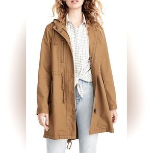 Madewell Fishtail Anorak Jacket in Classic Desert size XS